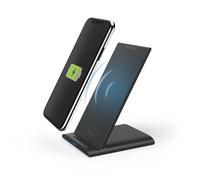 "QI-FC10S" cargador inalámbrico, 10 W, cargador ss cable pr smartphone, negro