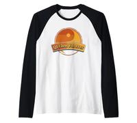 Qi Flow Forever- Insignia Retro Wu Xing Qigong Camiseta Manga Raglan