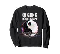 Qi Gong es mi Terapia Ejercicio de respiración Tai Chi Mindfulness Sudadera