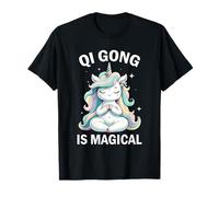 Qi Gong es un unicornio mágico Qigong meditación china Camiseta