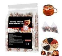 Qiamia Té de Ginseng Ocho Tesoros, 5 g x 30 unidades, fórmula para el riñón, té de Ginseng Ocho Tesoros, té de ginseng Seis Tesoros mejorado (1 Bag)