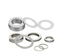 Qian Grove 0,1 0,2 0,3 0,5 mm Arandela plana ultrafina Acero inoxidable 304 Junta plana de ajuste de cuña ultrafina gruesa Din988 M2 ~ M40 10 piezas(Thick 0.1mm,M8x13)