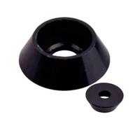 Qian Grove 10-20 unids/lote arandela cónica de cabeza de tapa m2 m2.5 M3 M4 M5 M6 m8 arandela de junta de cabeza hexagonal de aleación colorida(schwarz,M6 20pcs)