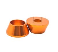 Qian Grove 10-20 unids/lote arandela cónica de cabeza de tapa m2 m2.5 M3 M4 M5 M6 m8 arandela de junta de cabeza hexagonal de aleación colorida(naranja,M2 20pcs)