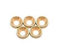 Qian Grove Arandela avellanada de latón/Arandela de ojo de pez de latón/Arandela de tornillo avellanado empotrado macizo Meson de metal M3M4M5M6(20pcs M6x14x3.5)