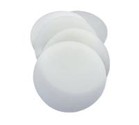 Qian Grove Hoja de junta de sellado Circular blanca almohadilla plana de goma de silicona redonda sólida 0,5 1 2 3 4 5 6mm de diámetro 4~100mm resistente al calor(10mm x 2mm)