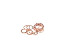 Qian Grove Junta de cobre rojo/Anillo de sellado for medidor marino Junta plana/Arandela de metal de cobre(20pcs 7x12x1)