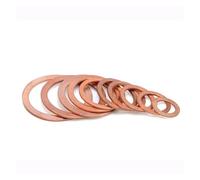 Qian Grove M3 M4 M5 M6 M7 M8 M9 M10 arandela de sellado de cobre y latón anillo de junta plana tapón de sumidero sello de aceite espesor de ajuste 1mm(M5x12x1 20Pcs)