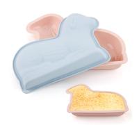 QIANAI Moldes Silicona Pascua Cordero, 2 Paquetes Pascua Silicona Molde, Forma de Cordero de Pascua, Se Puede Utilizar para Hacer Pan, Chocolate y Pudin