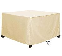 QIANC Funda Muebles Jardin, Impermeable Resistente al Polvo Anti-UV 420D Oxford Protección Exterior Muebles de Jardín Patio Cubierta de Mesa para Muebles