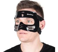 Qiancheng Protector facial ajustable con acolchado, protección contra lesiones de impacto para nariz y cara unisex