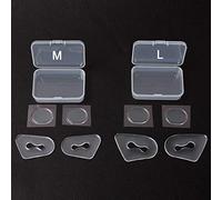 QianCheng Protector facial de nariz con almohadillas protectoras de gel de silicona para puntos de presión (M)