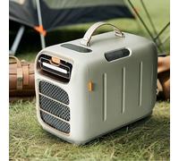 QianCruxtacy Aire Acondicionado Portátil para Camping, Unidad Compacta de Refrigeración y Calefacción, Panel de Control Táctil + Mando a Distancia, Modo Sleep, Auto-evaporante (sin Vaciado Manual)