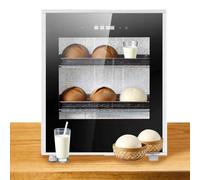 QianCruxtacy Fermentadora Eléctrica Comercial de Masa 40 L con Calefacción Circundante, Bandeja de Agua Incorporada, Dos Rejillas Extraíbles, para Panadería, Repostería y Elaboración de Yogur Casero