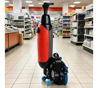 QianCruxtacy Fregadora De Suelos Inalámbrica, Lavadora De Pisos Comercial con Cepillo Rotativo 360°, Limpieza Húmeda Y Seca, Depósitos De 4.5L Y 7.5L, Ancho 43 cm, para Suelos De Todo Tipo, 1200㎡/h