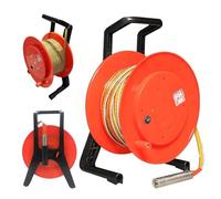 QianCruxtacy Instrumento Precisión para Monitoreo Aguas Subterráneas Y Pozos, con Sonda Fija Acero Inoxidable Y S-istema Alerta Sonora/Luminosa, para Proyectos Hidrológicos Y Mantenimiento Pozos 20m