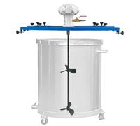 QianCruxtacy Máquina Mezcladora Neumática, Mezcla Neumática para IBC, con Función de Giro Reversible y Control de Velocidad Infinito, Motor de 1/2, 3/4 o 1 HP, Aplicable a Una Variedad De Campos A-03