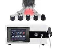 QianCruxtacy Máquina Profesional de Terapia de Ondas de Choque Extracorpórea para Disfunción Eréctil y Dolor, 5 Cabezales, Pantalla Táctil, Dispositivo Neumático No Invasivo B