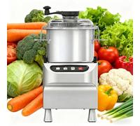 QianCruxtacy Picadora Segura con Cuchilla de Acero Inoxidable, Motor 1500 RPM, Parada Automática al Abrir, Funcionamiento Continuo 45 Minutos, Capacidad 5-8L, Fácil de Limpiar 8L-1500W