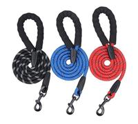 QIANDW Arnés para perro - Arnés para perro grande a prueba de explosiones/correa reflectante para perro, cuerda redonda reflectante (1,5 m), S