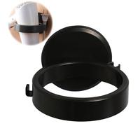 QianFenShi Soporte Secador de Pelo,Soporte Plancha Pelo,Soporte Secador,Soporte para secador de Pelo,Colgador Secador Pelo,Autoadhesivo,Sin Taladrar,Material de ABS Plastico (Negro)