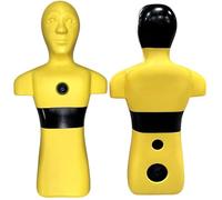 Qiang Maniquí de Entrenamiento para Rescate Acuático y Simulacro de Incendio,Modelo de Práctica Pesado,con 3 Orificios de Entrada y Salida de Agua,para Desarrollo de Habilidades de Natación Yellow