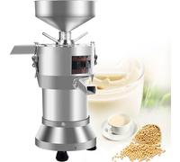 Qiang Máquina Comercial Profesional para Hacer Leche de Soja 70 Kg/h,con Separador de Pulpa y Malla 100,1800W Acero Inoxidable,para Leche Vegetal,Tofu y Leche de Frutos Secos en Restaurantes