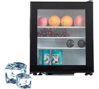 Qiang Mini Refrigerador, Refrigerador Independiente para Bebidas,Refrigerador Pequeño con Estantes Ajustables,10-15°c,Negro,para almacenar Frutas,Bebidas y Cerveza 30L