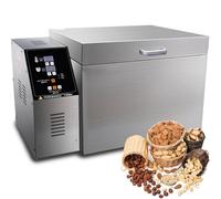 Qiang Tostadora Eléctrica de Café, Diseño Antiadherente, Temporizador 999 Minutos, Temp 30-300℃, Calentamiento Uniforme, para Hornear Granos, Nueces, Castañas y Cereales Type5