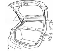QIANGFAFA 2 Piezas Amortiguador Maletero para Suzuki Swift VII 2023, Resortes de Gas para Maletero Varilla Soporte Embellecedores y Accesorios para Carrocería