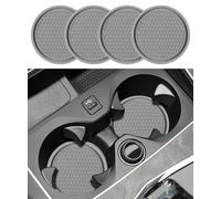 QIANGFAFA 4 Piezas Posavasos para Coche para Toyota Proace 2 AB Bj 2016, Redondos Posavasos de Coche Antideslizante Incrustados en Adornos Titular de La Taza,B
