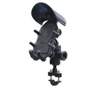 QIANGFAFA Movil Moto Manillar para Michelin Pilot Power 2CT 190/50 ZR17 73W+120/70 ZR17 58W, Soporte Móvil Moto - 360°Rotación Liberación con Un Botón Soporte Teléfono para 6.8-8.8 Smartphone