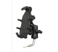 QIANGFAFA Movil Moto Manillar para Michelin Pilot Power 2CT 190/50 ZR17 73W+120/70 ZR17 58W, Soporte Móvil Moto - 360°Rotación Liberación con Un Botón Soporte Teléfono para 6.8-8.8 Smartphone