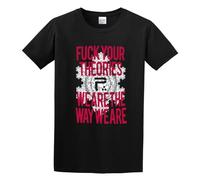 QIANHANTANG AICH Geek Periphery Logo Unisex 100% Cotton Short-Sleeve T-Shirts Black XL