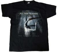 QIANHANTANG All That Remains The Fall of Ideals 2006 Album Cover Unisex 100% Cotton Short-Sleeve T-Shirts Black M
