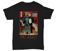 QIANHANTANG Bathers by Pablo Picasso Unisex 100% Cotton Short-Sleeve T-Shirts Black S
