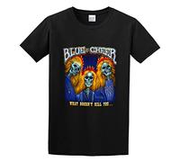 QIANHANTANG Blue Cheer What Doesnt Kill You Unisex 100% Cotton Short-Sleeve T-Shirts Black L