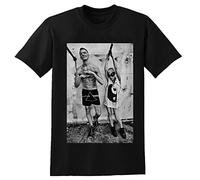 QIANHANTANG Die Antwoord Yolandi Visser Rap Rave Zef Aphex Cool Unisex 100% Cotton Short-Sleeve T-Shirts Black S
