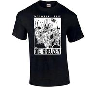 QIANHANTANG Die Kreuzen October File by Brian Walsby Unisex 100% Cotton Short-Sleeve T-Shirts Black L