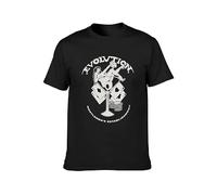 QIANHANTANG Evolution Pay To Play Randy Orton Batista Triple H RIC Flair Unisex 100% Cotton Short-Sleeve T-Shirts Black XXXL