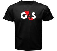 QIANHANTANG G4S Security Mercenary Soldier of Fortune Army Military Unisex 100% Cotton Short-Sleeve T-Shirts Black M