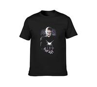 QIANHANTANG Hellraiser Pinhead Unisex 100% Cotton Short-Sleeve T-Shirts Black M