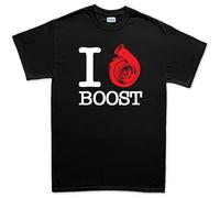 QIANHANTANG I Love Turbo Boost Car Drifting Racing Unisex 100% Cotton Short-Sleeve T-Shirts Black XXL