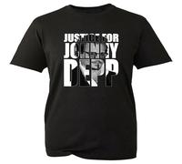 QIANHANTANG Justice For Johnny Depp Support Johnny Depp Amber Heard Unisex 100% Cotton Short-Sleeve T-Shirts Black XXXL