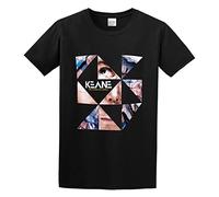 QIANHANTANG Keane The Lovers Are Losing Unisex 100% Cotton Short-Sleeve T-Shirts Black XXXL