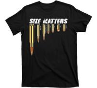 QIANHANTANG Matters Types of Bulllets Unisex 100% Cotton Short-Sleeve T-Shirts Black XXXL