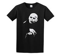 QIANHANTANG Mens Black Nosferatu Vampire Hammer Horror Cult Goth Punk Unisex 100% Cotton Short-Sleeve T-Shirts Black L