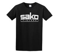 QIANHANTANG Sako Rifles Oy Firearm Unisex 100% Cotton Short-Sleeve T-Shirts Black S