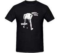 QIANHANTANG Sleaford Mods Retweeted Unisex 100% Cotton Short-Sleeve T-Shirts Black XL