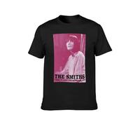 QIANHANTANG The Smiths -There Is A Light That Never Goes out-Sandie Shaw -Organic -92 Unisex Cotton T-Shirts Black S